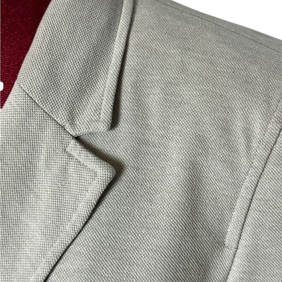 Jessica Petite lined 100% cotton blazer notch color button closure front pockets - Picture 7 of 10